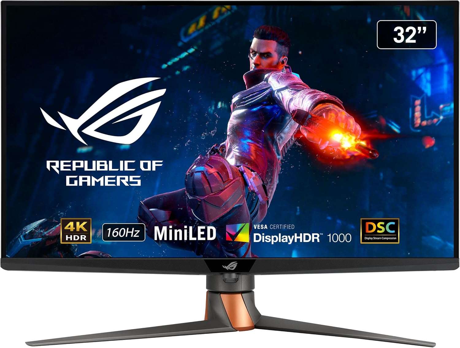 ASUS ROG Swift PG32UQXR écran gamer Mini-LED 32 pouces 4K