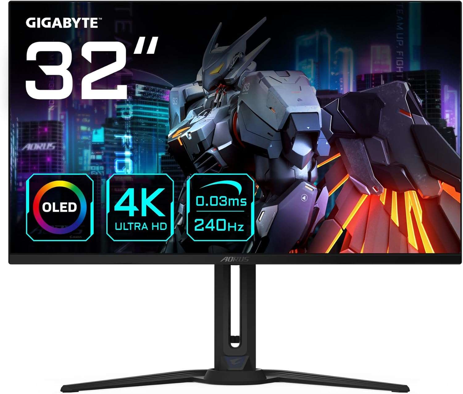 Gigabyte AORUS FO32U2 OLED écran gamer 32 pouces 4K 240 Hz