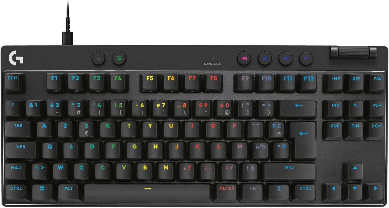 Logitech G Pro X TKL Rapid clavier mécanique compact
